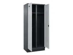 locker voor scheiding van kleding,HxBxD 1950x800x500mm,2vak