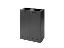 Bica Basic 871 Afvalscheidingsunit 2x45 liter Antraciet