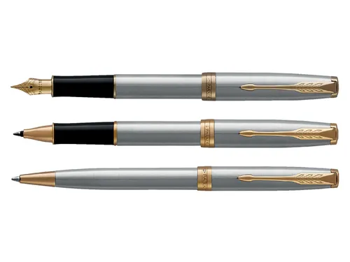 Rollerpen Parker Sonnet Stainless Steel GT Finish Fijn