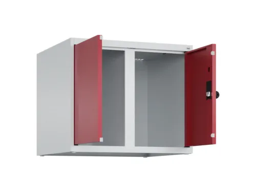 opzetkast,v. locker,2vak.,vak B 300mm,HxBxD 500x600x500mm,vleugeldeur