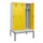 locker met bank,voor scheiding van kleding,HxBxD 2120x1200x815mm,3vak