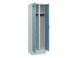 locker voor scheiding van kleding,HxBxD 1950x600x500mm,2vak
