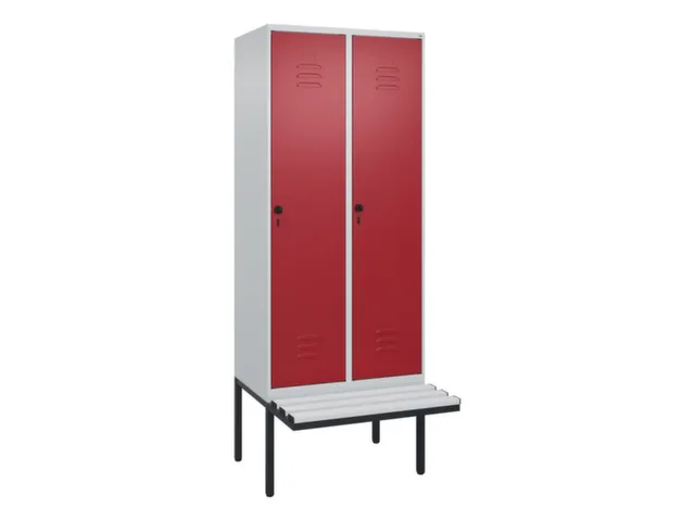locker voor scheiding van kleding,HxBxD 2120x800x815mm,2vak