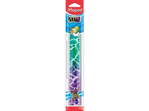 Liniaal Maped Twist 'n Flex Decor Animals 20cm display à 20 stuks ass