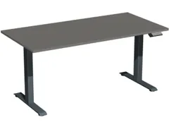 Bureau à hauteur réglable élec. HxlxP 730-1230x1600x800mm