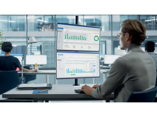 Monitorarm Kensington dubbele verticale bevestiging