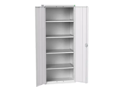 universele kast,HxBxD 2000x800x550mm,4xStalen bodem,draaigrendelslot