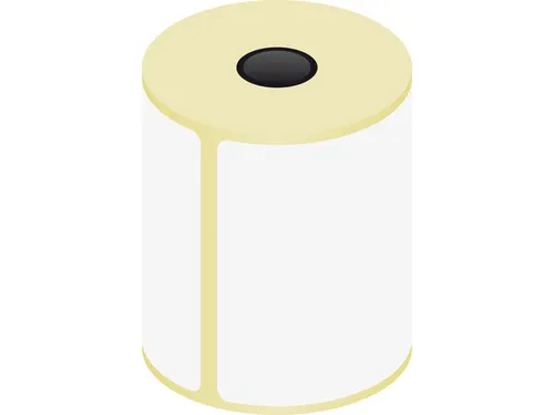 Verzendetiket Raadhuis 102x210mm kern 25mm 250 stuks thermisch