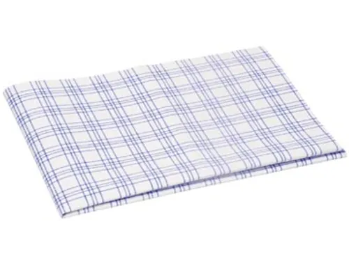 Vileda keukendoek Microvezel 40x60cm wit blauw, pak à 3 stuks