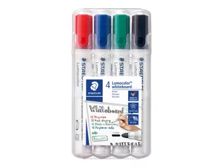 Whiteboardmarker Staedtler Lumocolor 351 set à 4 stuks assorti