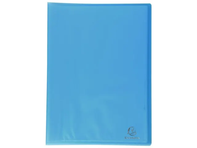 Showalbum halfharde polypropyleen Chromaline 40 tassen A4 Turkoois