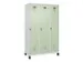 locker voor scheiding van kleding,HxBxD 1950x1200x500mm,3vak