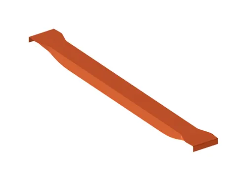 diepe aflegplank,v. palletstelling,D 1100mm,vakl. 1100kg,staal,RAL2001