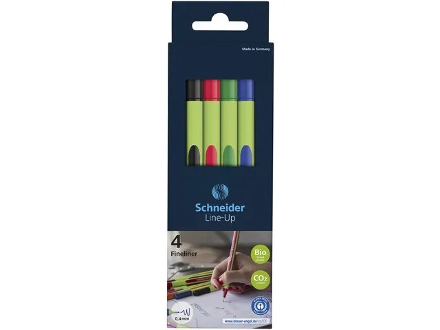 Fineliner Schneider Line-Up 0,4mm assorti 4 pcs
