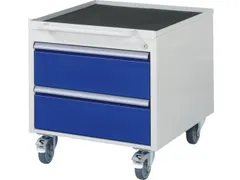 caisson mobile p. établi HxlxP 565x580x650mm force 450kg 2tiroir(s)