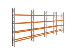 palletstelling,basis+3xaanbouw,HxBxD 4620x11300x750mm,vakl. 3000kg