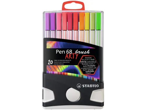 Brushstift STABILO Pen 568/20 Arty assorti set à 20 stuks