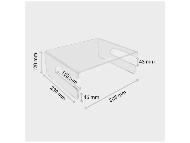 Support écran Acrylique Desq 1537