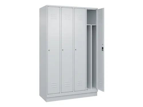 locker voor scheiding van kleding,HxBxD 1950x1200x500mm,4vak