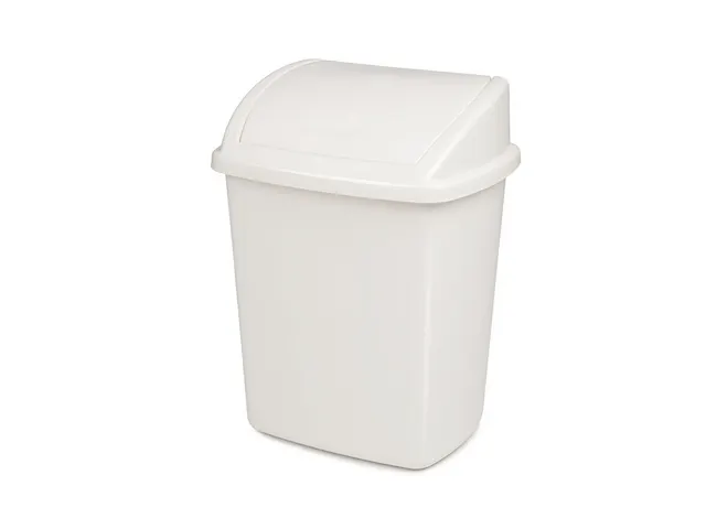 Afvalbak Swing 8 Liter Wit