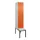 locker voor scheiding van kleding,HxBxD 2120x400x815mm,1vak