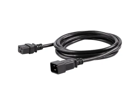 3 Meter Heavy Duty Stroom Verlengkabel, IEC 320 C19 naar IEC 320 C20 V