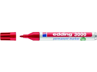 Viltstift edding 3000 rond rood 1.5-3mm - 5