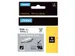 Ruban Dymo Rhino 18051 Rétractable 6mmx1,5m Noir Sur Blanc