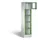 Lockerkast 1800x420x500mm 1x5 vakken Cilinderslot, Sokkel, RAL6011
