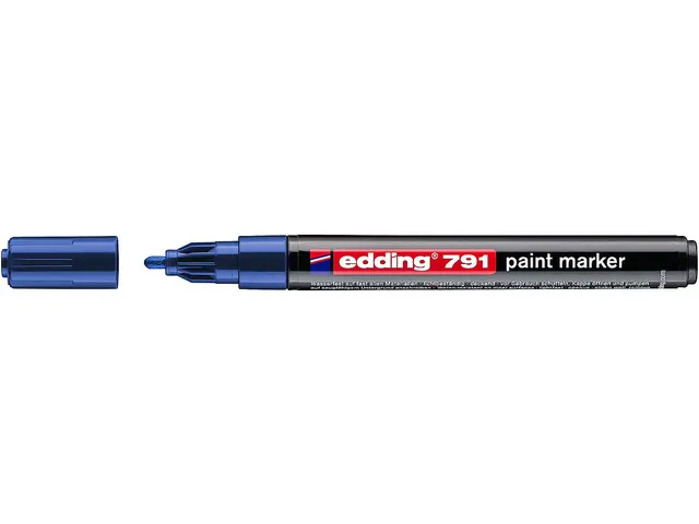 Paintmarker edding 791 alcoholbasis 1-2mm blauw