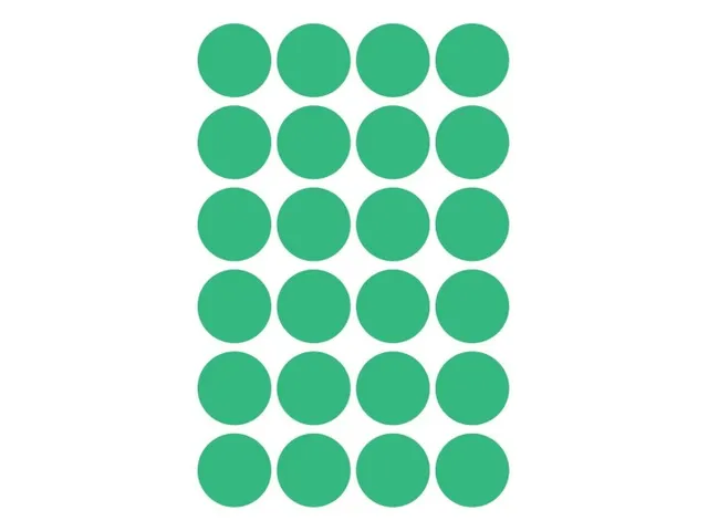 Etiquette Avery Zweckform 3006 Rond 18mm Vert 96 pcs