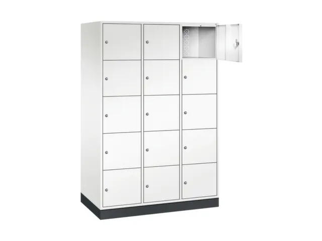 grootvolume-lockersysteem,HxBxD 1950x1220x600mm,3x5vakken,cil.-slot