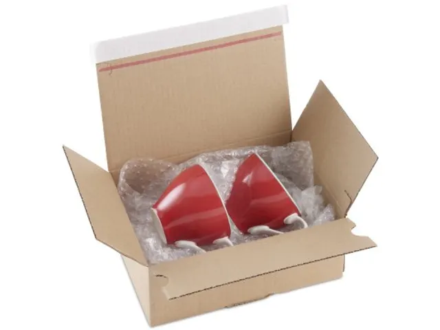 Postdoos Bruin Enkelgolf B-golf 260x220x130mm 20 Stuks