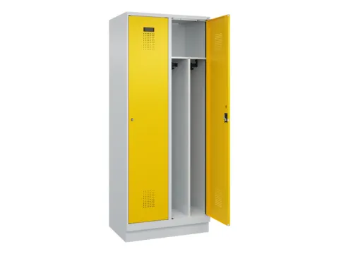 locker voor scheiding van kleding,HxBxD 1950x800x500mm,2vak