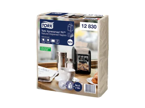 Tork 12830 Xpressnap Fit dispenserservet naturel 2-laags