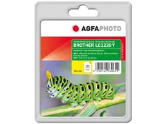 AgfaPhoto Brother LC1220Y MFCJ inkt Geel Rebuilt 300 pagina's