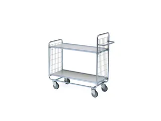 etagewagen,draagverm. 200kg,2etage(s),laadvl. LxB 1000x425mm,houtetage - 1