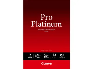 Canon 2768B016 pak fotopapier Zwart Hoogglans Pt-101 A4 20 Vel - 1