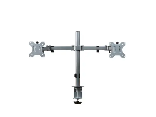 OUTLET Focus Dubbel Monitorarm Zilver 2 schermen