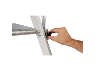 platformladder bordes HxBxD 1490x400x400mm 6treden aluminium - 5