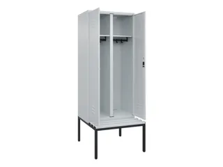 locker voor scheiding van kleding,HxBxD 2120x800x815mm,2vak - 2