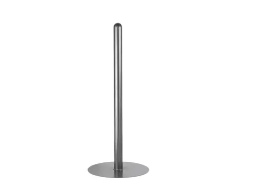 Paal voor ronde/halfronde asbak HxD 1500x60mm met pluggen bevestigen