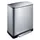 Afvalbak pedaalemmer RVS mat rechthoekig 18 Liter + 28 Liter