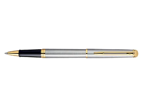 Rollerpen Waterman Hémisphère Stainless Steel GT Fijn Zwarte inkt