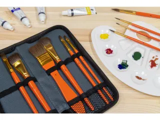 Penselen Kangaro waterverf set van 10stuks in etui - 4
