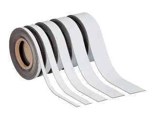 Magneetband beschrijf- en wisbaar MAUL 10mx30mmx1mm wit - 2