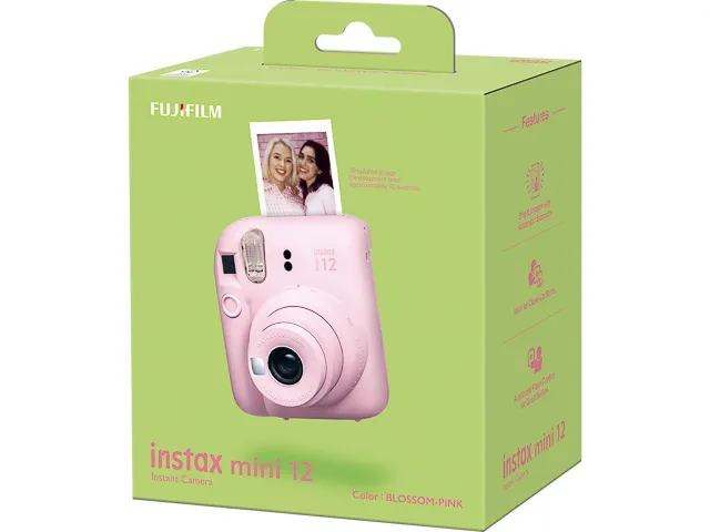 FUJIFILM INSTAX MINI 12 TH EX D CAMERA 16806107 BLOSSOM Roze