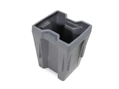inzetbak,v. stapelbak 300l,HxBxD 440x351x331mm,PE,grijs