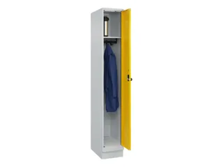 locker,HxBxD 1950x300x500mm,1vak,vak B 300mm,draaigrendel,sokkel - 1