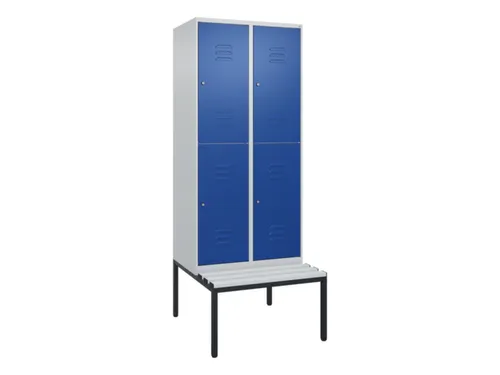 Dubbeldekse dekenkist,HxBxD 2120x800x815mm,2x2vak.,vak B 400mm